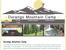 Tablet Screenshot of durangomountaincamp.com